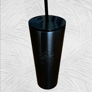 New! Starbucks Black Stainless Steel 24oz